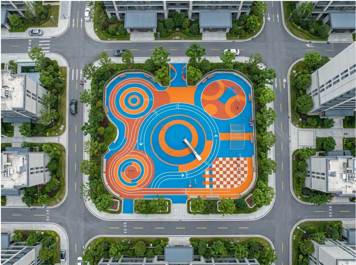 乌兰察布市学校塑胶跑道EPDM塑胶跑道 - 厂家